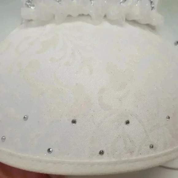 {Disney Parks} Authentic Bridal Minnie Mouse Hat - Adult Women's - Picture 5 of 13